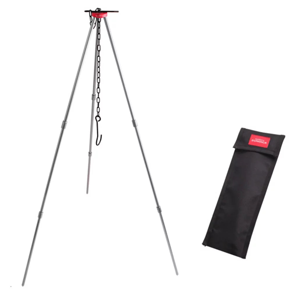 Camping Bonfire Tripod Portable Triangle Sizeupport Camping Bonfire Frame