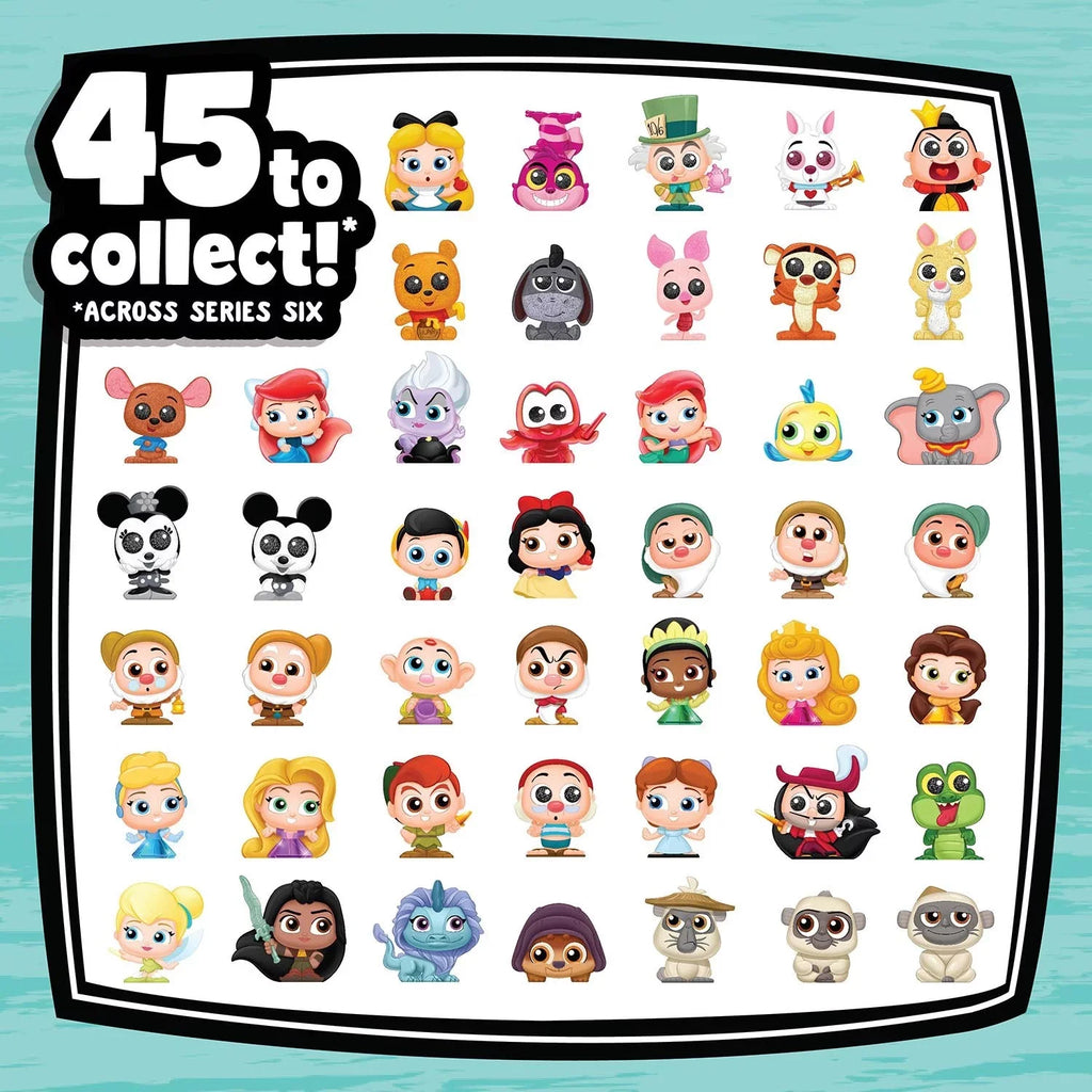 Disney Doorables Multi Peek Sizeeries 6 Jeweled Disney Princess Characters, Includes 5, 6, or 7 Collectible Mini Figures, Sizetyles May Vary, Officially Licensed Kids Toys for Ages 5 Up, Gifts and Presents