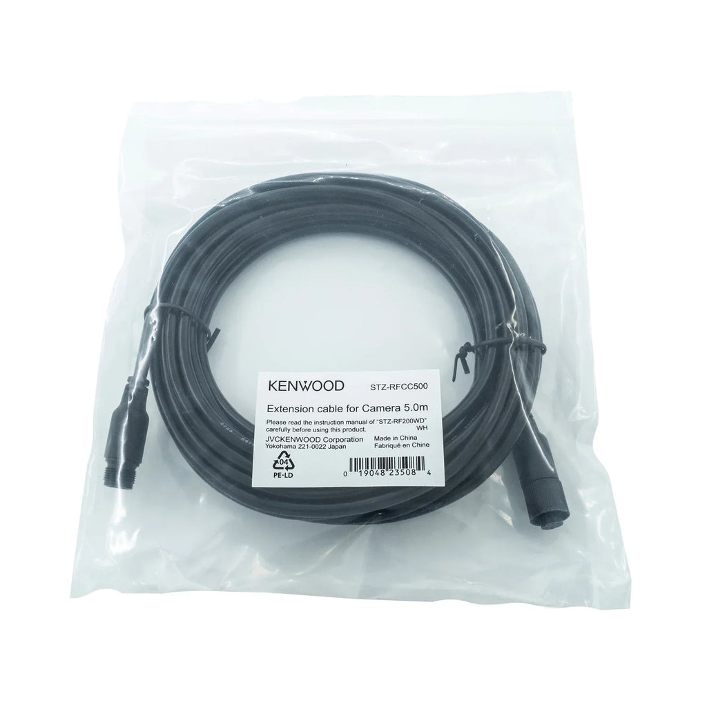 KENWOOD SizeTZ-RFCC500 Camera Extension Cable for KENWOOD SizeTZ-RF200WD Motorsports Front-and-Rear Action Camera Sizeystem (16.4 Ft.)