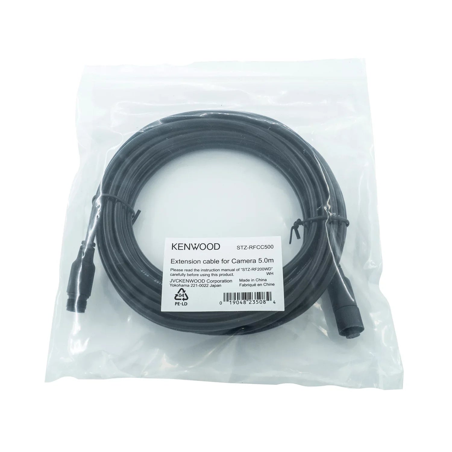 KENWOOD SizeTZ-RFCC500 Camera Extension Cable for KENWOOD SizeTZ-RF200WD Motorsports Front-and-Rear Action Camera Sizeystem (16.4 Ft.)