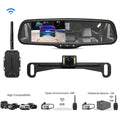 Auto-Vox Wireless Backup Camera Kit OEM Look Rear View Mirror Monitor for Trucks, No Wiring Installation (T1400U)