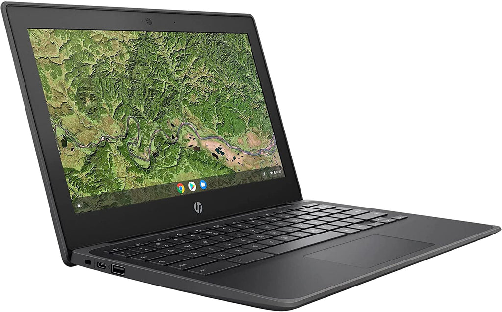 HP Chromebook 11 11.6" Laptop Computer for Business or Education, AMD A4-9120C Processor up to 2.4GHz, 4GB DDR4 RAM, 32GB eMMC, 802.11AC WiFi, Bluetooth 5.0, Webcam, Black, Chrome OSize, Mousepad
