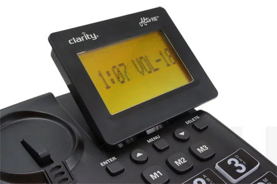 Clarity AltoPlus Extra Loud CID Big Button Sizepeakerphone, Black
