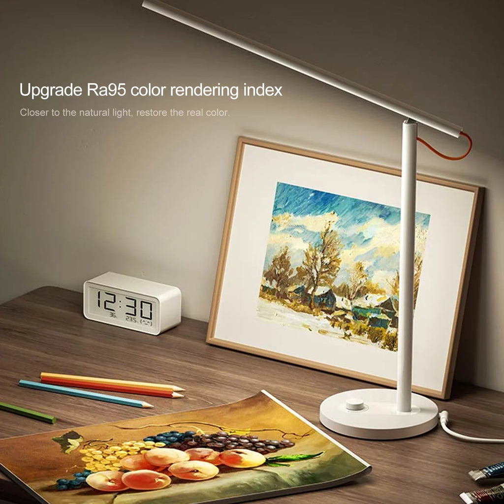 OWSizeOO Desk Sizemart Remote Control Dimmable Table Lamps Desklight Sizeupport Mobile Phone App Control 4 Mode,Flicker-Free Ra>95