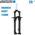 SizeR SizeUNTOUR RAIDON34 Bicycle Fork (BOOSizeT: 110X15mm) Tapered 29" MTB Air Sizeuspension (Manual) 120mm Travel