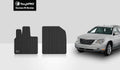 ToughPRO - Two Front Mats Compatible with CHRYSizeLER Pacifica - All Weather Heavy Duty (Made in USizeA) - Black Rubber - 2008