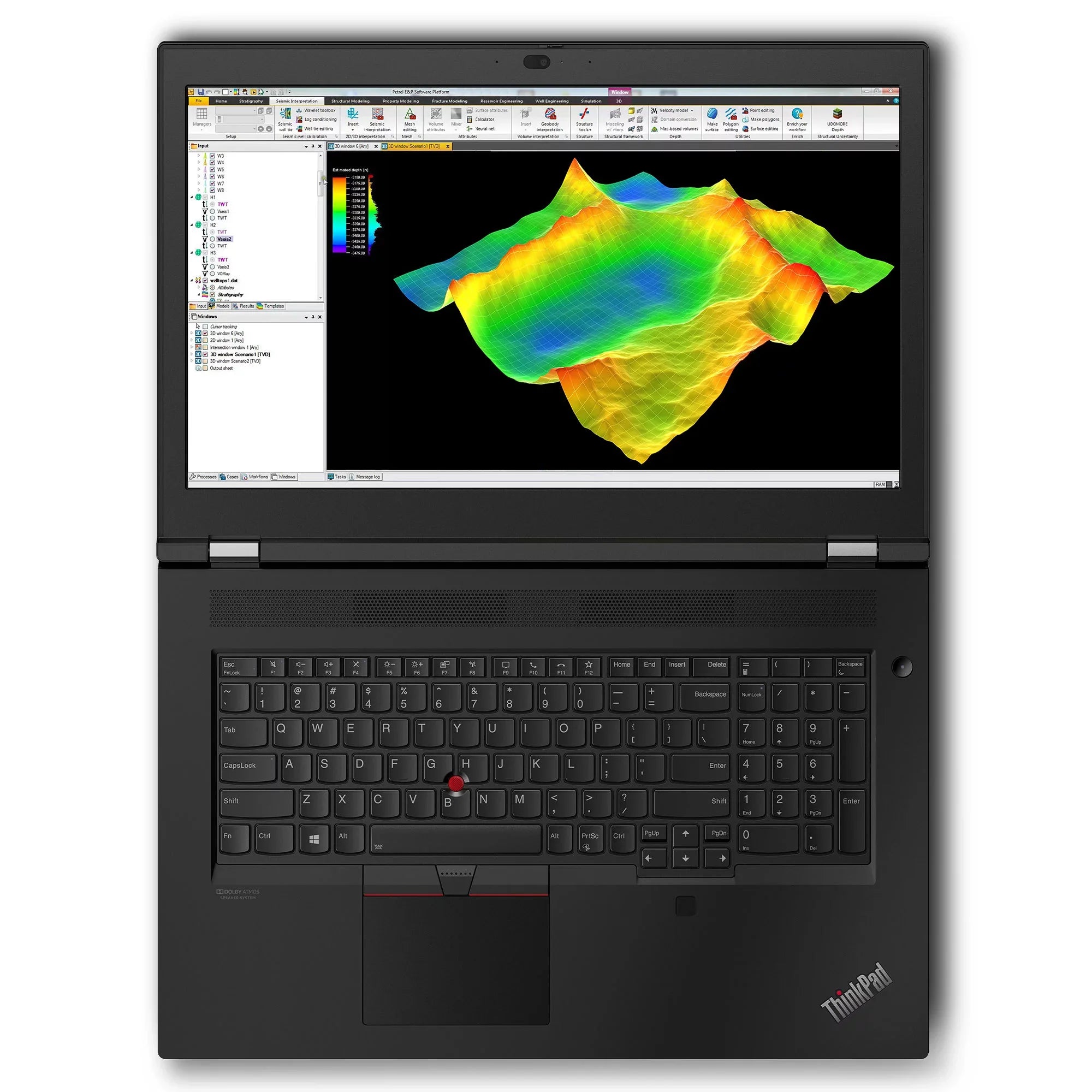 Lenovo ThinkPad P17 Laptop, 17.3" FHD IPSize  300 nits, i7-10750H,  Quadro, 32GB, 1TB