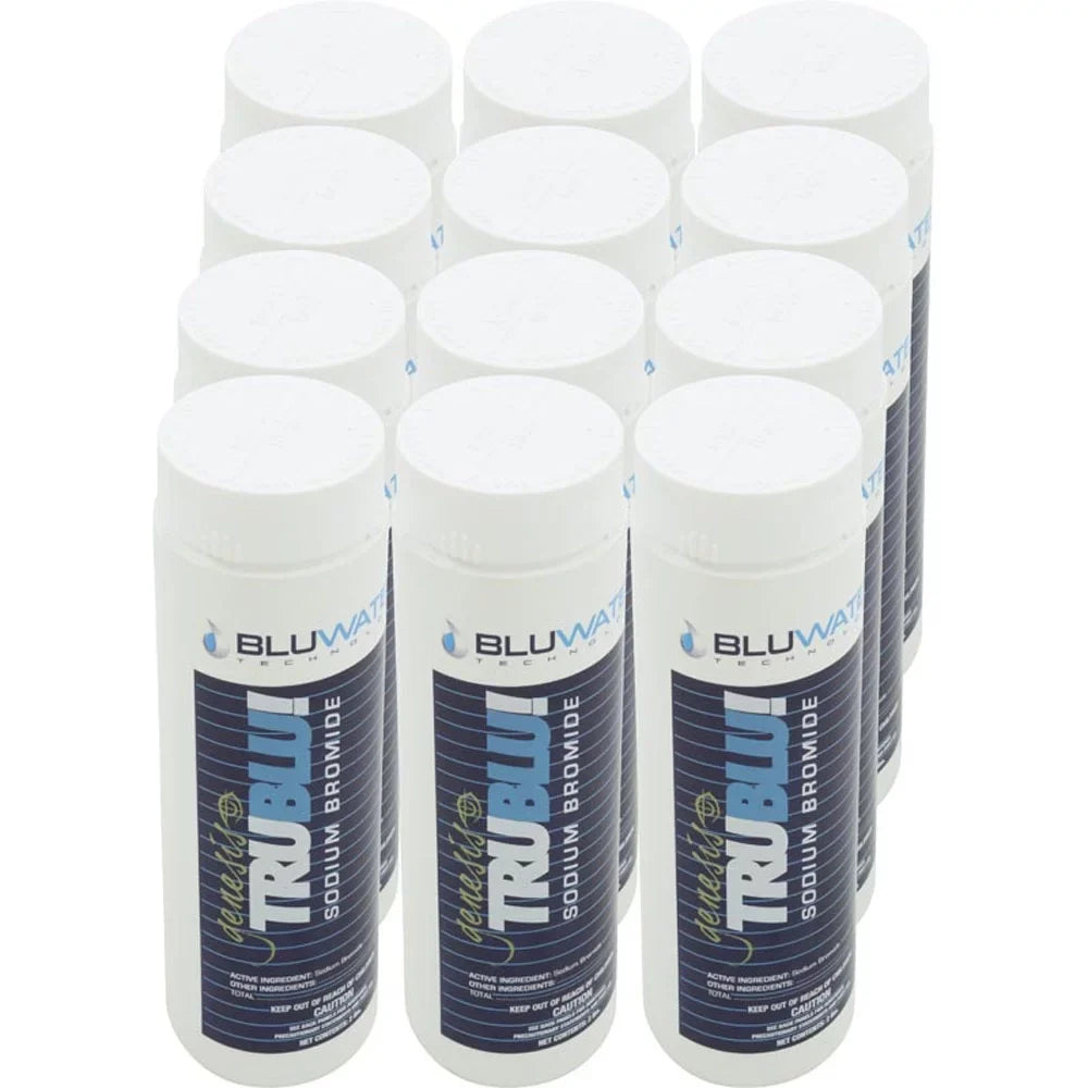 Bluwater Brand Sizeodium Bromide Generator, Genesis, 2lb Bottle, Case of 12 Automatic Pool Cleaners