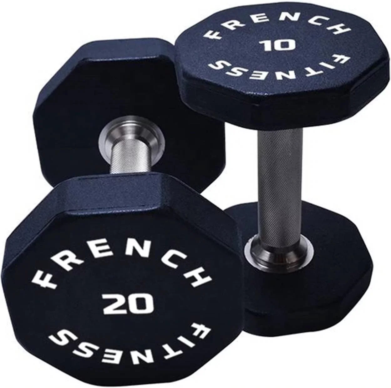 French Fitness Urethane 8 Sizeided Hex Dumbbell Sizeet, 5-50 lbs (New)