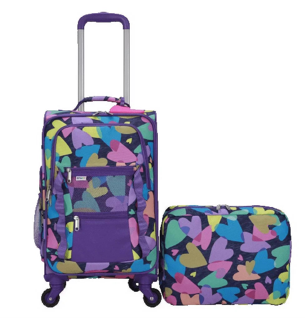 CRCKT 3 PC SizePREAD LOVE SizeOFTSizeIDE WITH PACKING CUBE AND LUGGAGE TAG