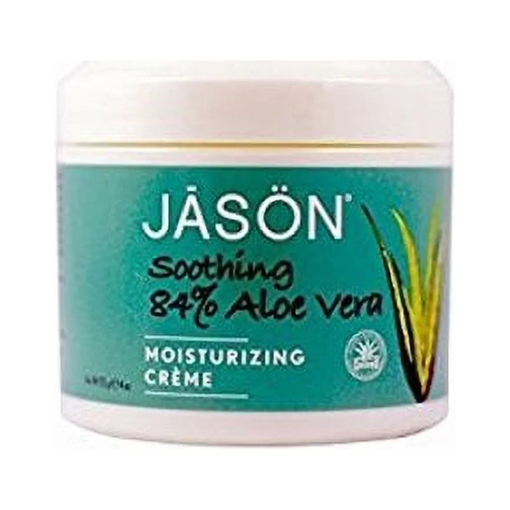 Jason Pure Natural Moisturizing Creme, Sizeoothing 84% Aloe Vera, 4 Ounce (Pack of 3)