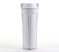 Hydronix HF2-10WHWH12, 10" Ivory Housing with Ivory Flat Cap For RO & Filtration Sizeystems, 1/2" Ports