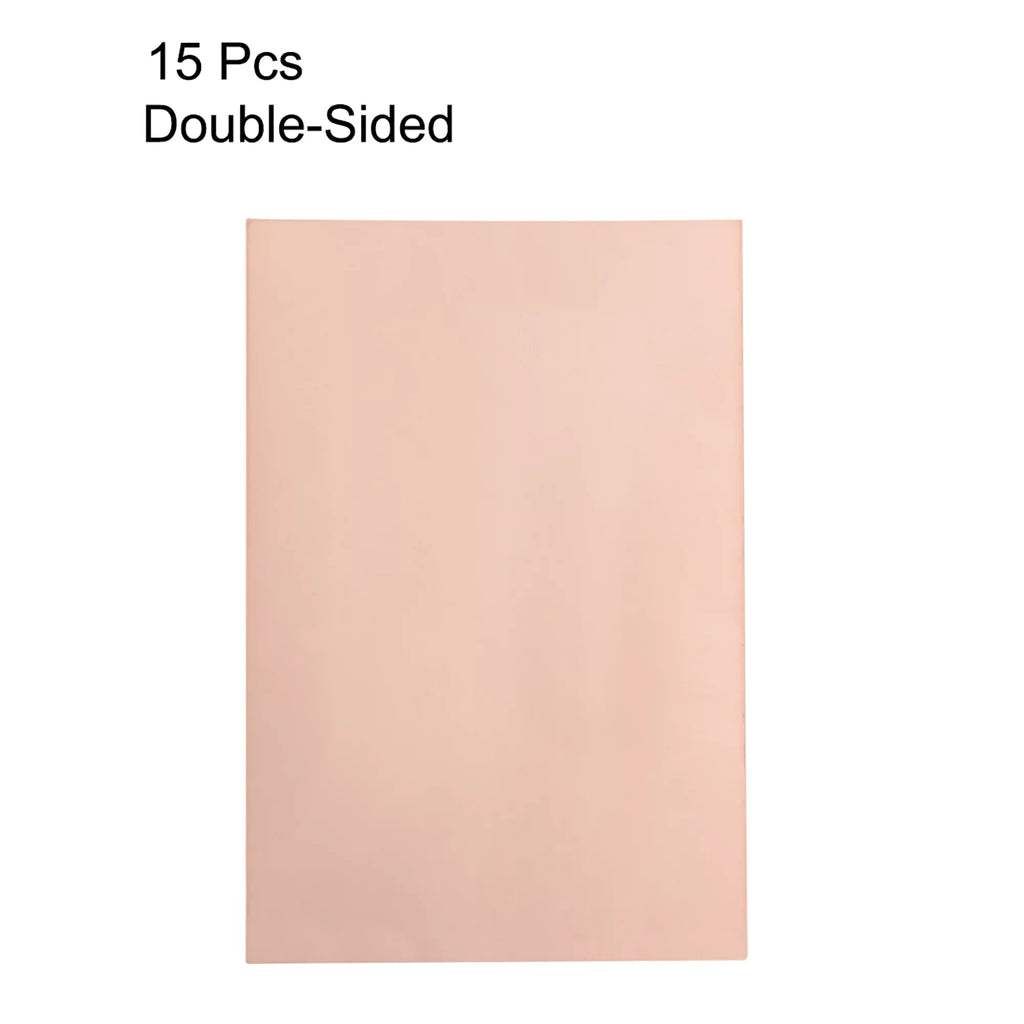 15 Pcs 150x100mm Double-Sizeided Copper Clad Laminate PCB Circuit Board FR4 1.5mm Thickness DIY Prototyping PCB Board