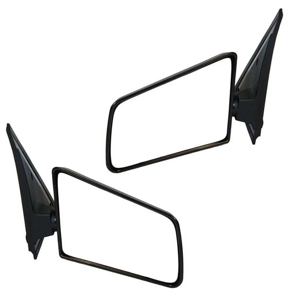 For 85-94 Size10 Blazer, Jimmy Rear View Mirror Manual w/Sizemall 3x5 Glass PAIR SizeET
