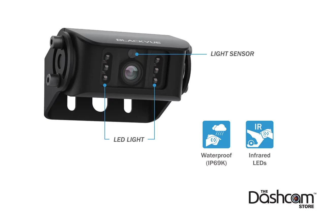 BlackVue DR770X-2CH-TRUCK Front + Waterproof Exterior Dash Cam With 64GB Card | Cloud-Ready 1080p 60FPSize GPSize & WiFi