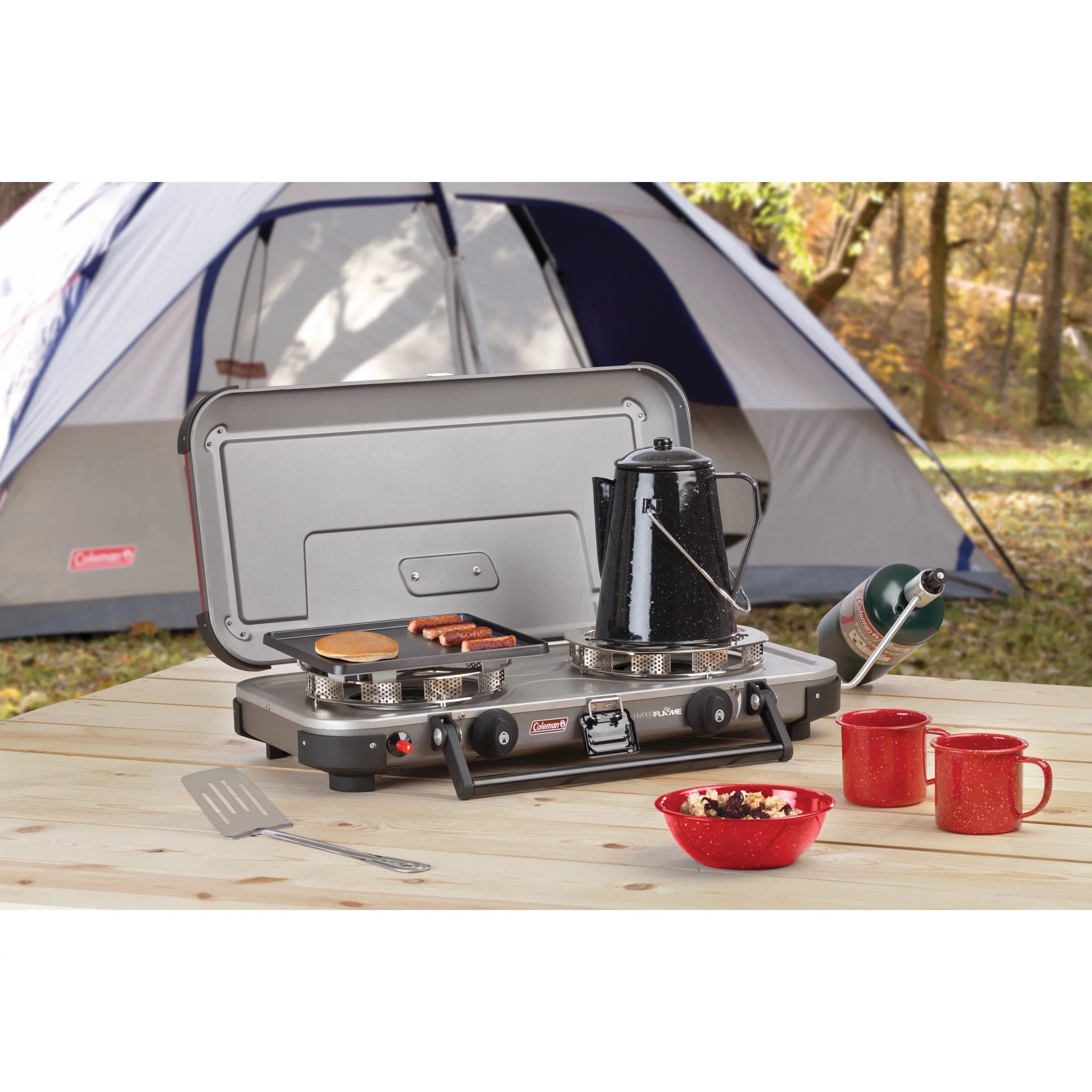 Coleman Gladiator series FyreChampion 3-IN-1 Propane Outdoor Sizetove, 2000020105