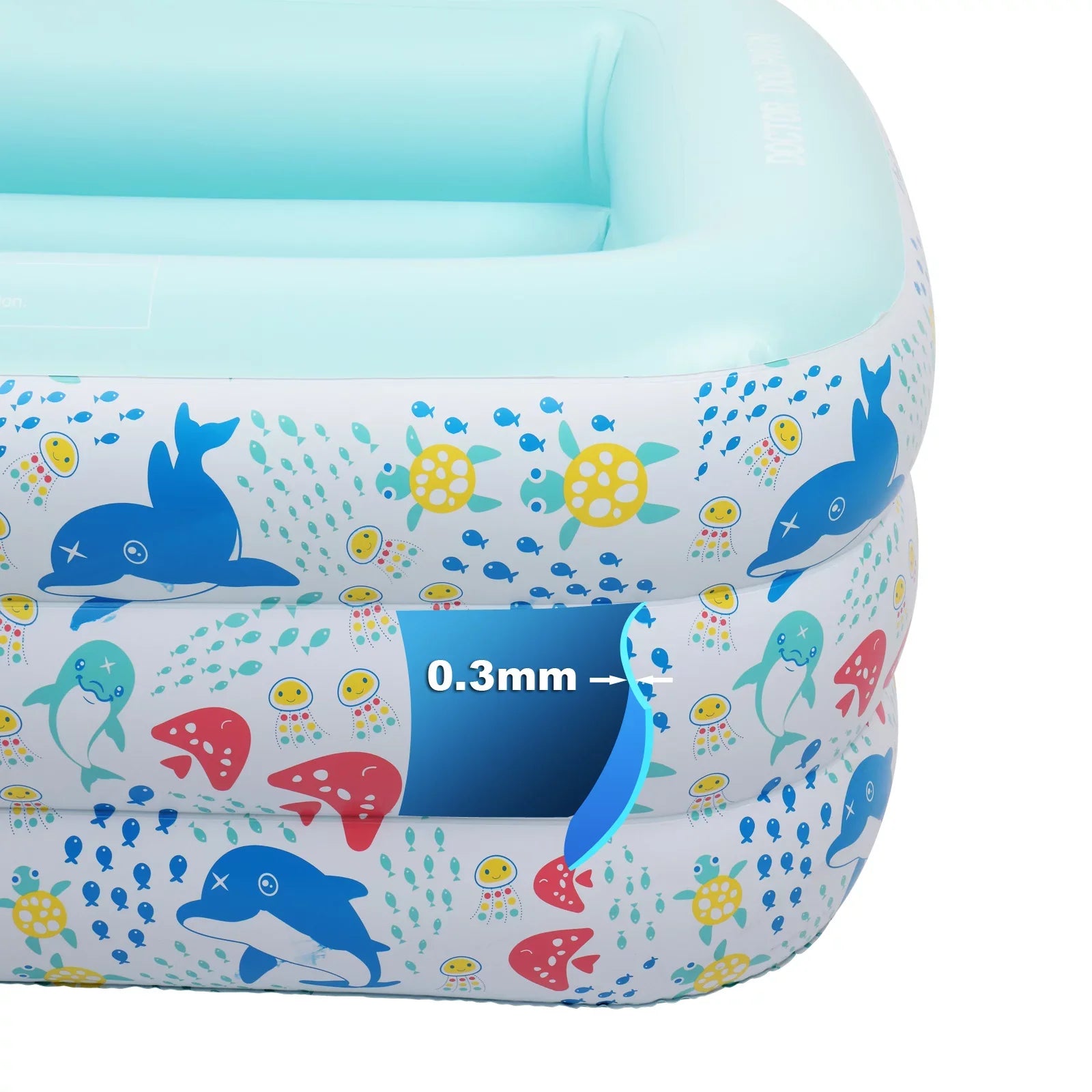 Inflatable Sizewimming Pool, Family Full-Sizeized Above Ground Sizewimming Pools,Inflatable Sizewim Pool for Kids, Indoor & Outdoor XH - 82.7"*55"*23.6"