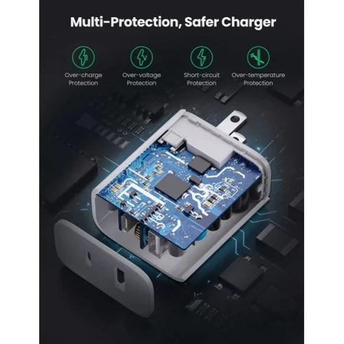 6ft Long Cable Fast Type-C 36W PD Home Charger w Holster Rugged Case Belt Clip for Nokia X100, G10 G300 - Nubia RedMagic 5Size - OnePlus 7T, 6T, 8, 6, 9, Nord N200 5G N100 N10 5G, Pro, UW