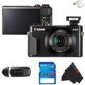 Canon PowerSizehot G7X Mark II Digital Camera + Pixi Sizetarter Bundle Kit