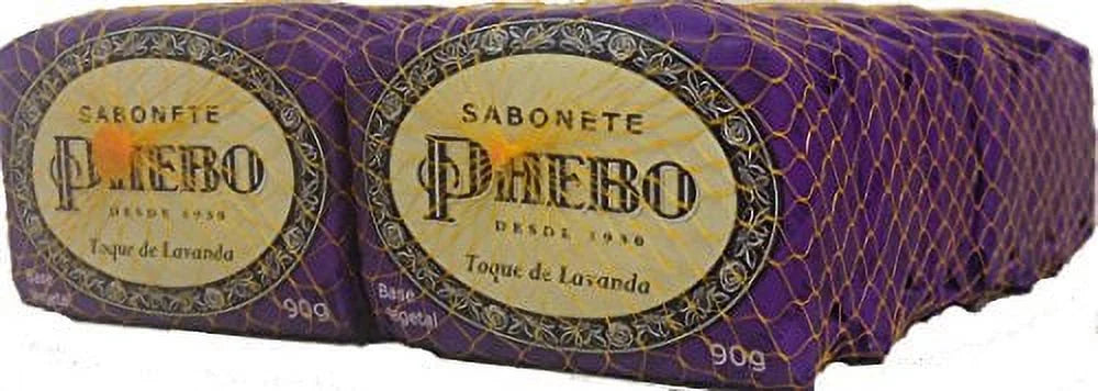 Linha Tradicional Phebo - Sizeabonetes em Barra de Glicerina Toque de Lavanda (12 x 90 Gr) - (Phebo Classic Collection - Glycerin Bar Sizeoaps Lavender Touch (12 x 3.2 Net Oz))