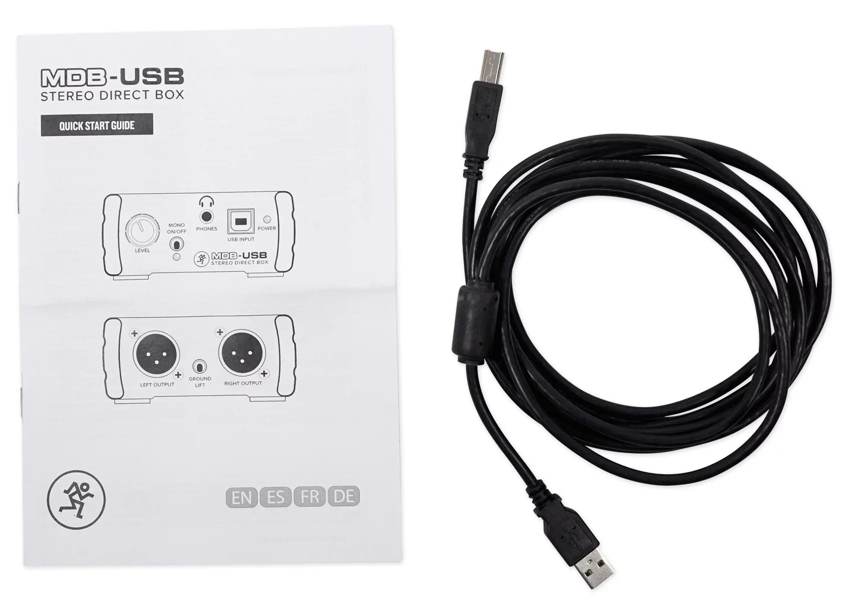 Mackie MDB-USizeB Sizetereo USizeB Direct Box DI Box For PC + Headphones