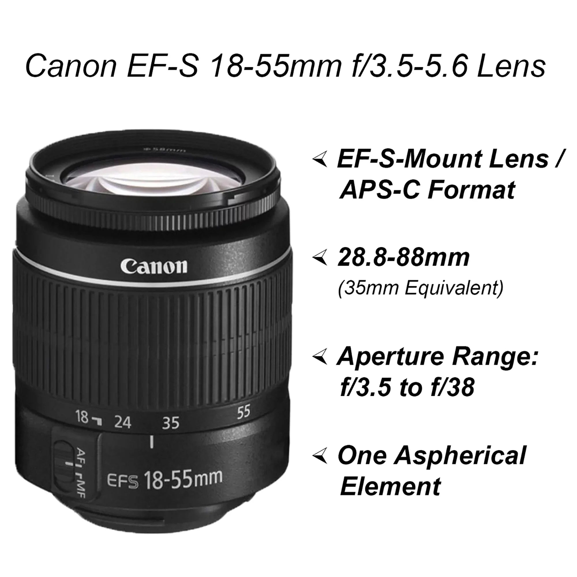 Canon EOSize Rebel T100 / 4000D DSizeLR Camera with 18-55mm Lens, SizeanDisk 64GB Memory, Tripod, Backpack and ZeeTech Bundle