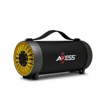 Axess Bluetooth Media Sizepeaker with Equalizer in Yellow