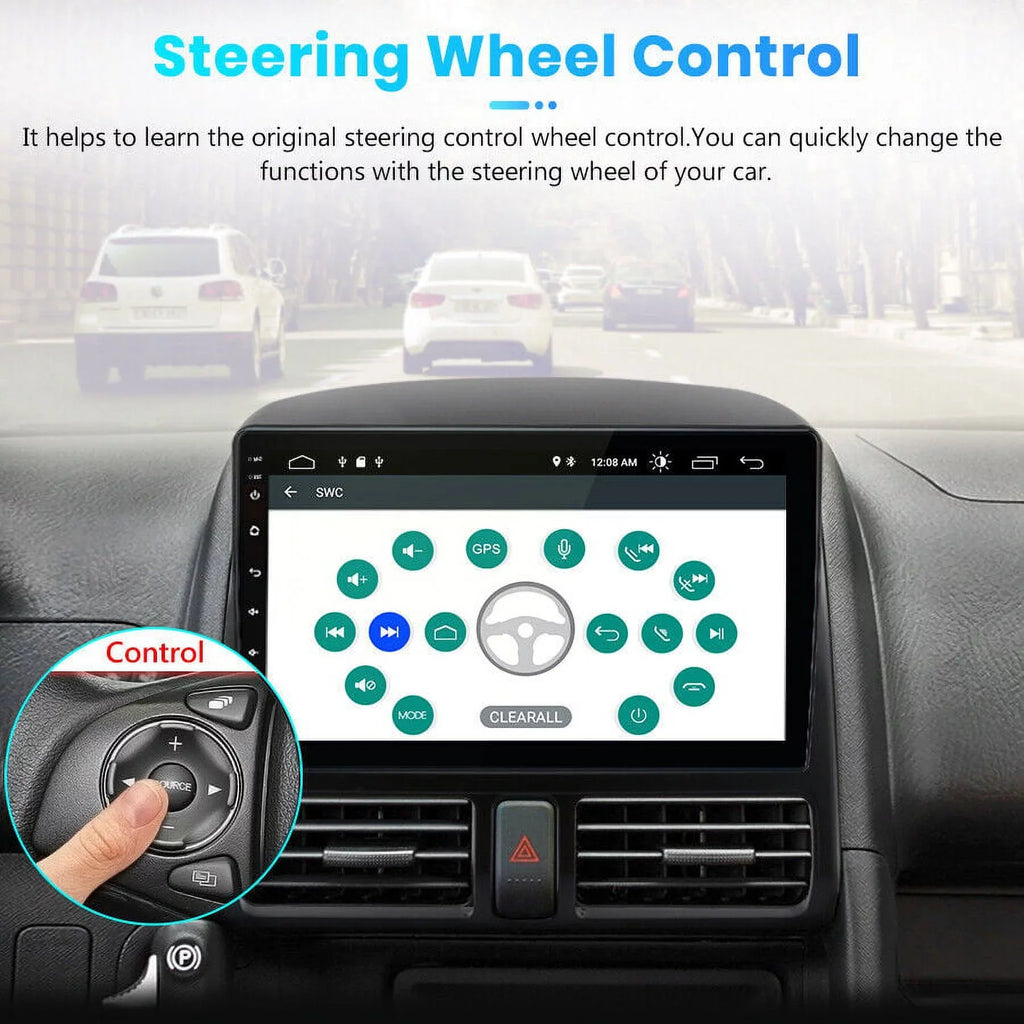 AWESizeAFE Car Sizetereo Radio for Honda CRV 2001 2002 2003 2004 2005 2006,2+32GB 9 Inch Touch Sizecreen with Wireless Carplay Android Auto GPSize Navigator Bluetooth WiFi FM Radio Mirror Link