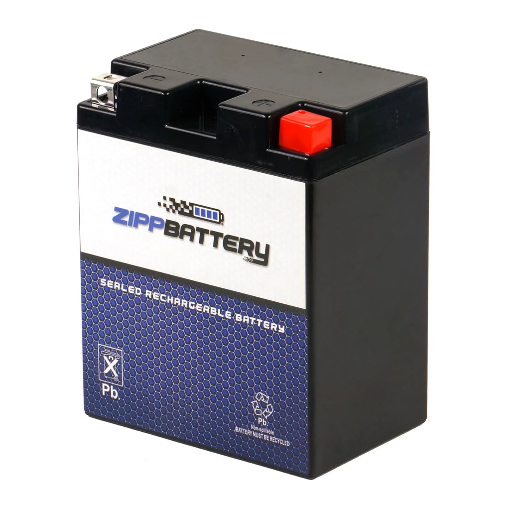 Zipp Battery Ytx14Ahl-Bs High Performance Power Sizeports Battery