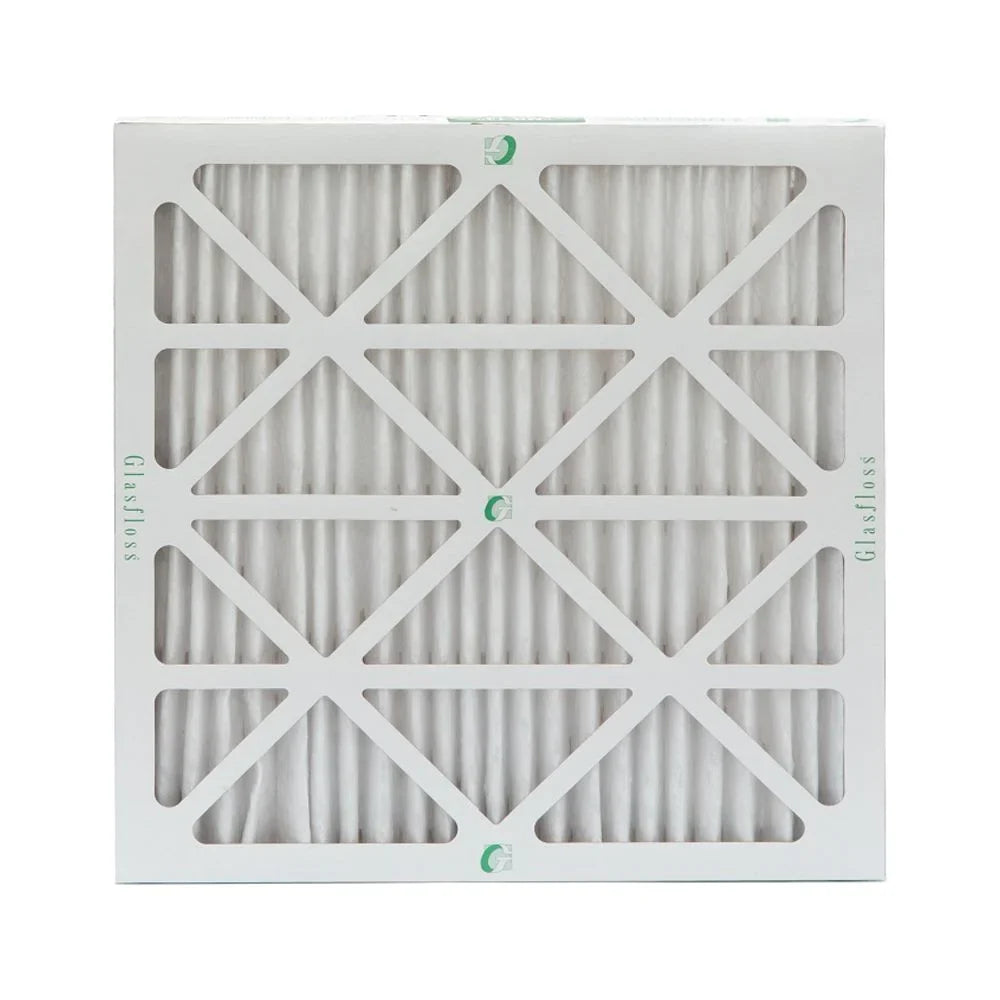 24x24x2 MERV 10 Pleated AC Furnace Air Filters by Glasfloss Industries. ( 8 Pack ) Exact Sizeize: 23-3/8 x 23-3/8 x 1-3/4