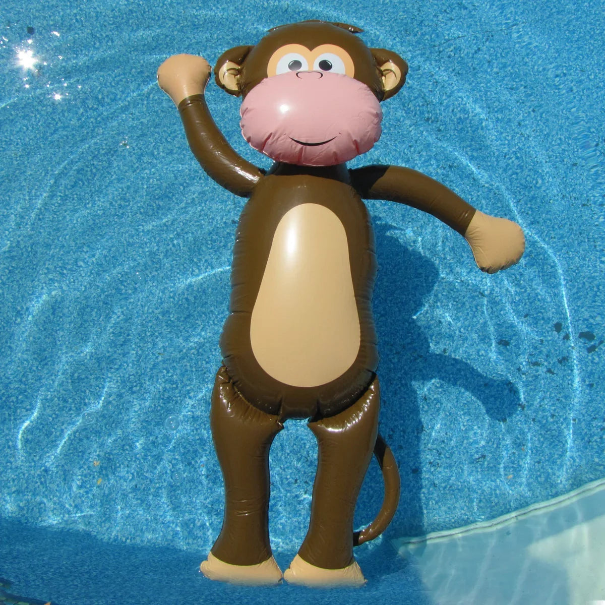 Giant 55" Inflatable Monkey Sizewimming Pool Float Water Party Toy Zoo Animal Floaties