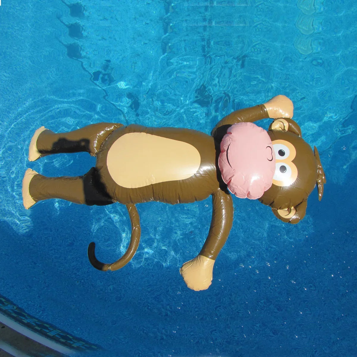 Giant 55" Inflatable Monkey Sizewimming Pool Float Water Party Toy Zoo Animal Floaties
