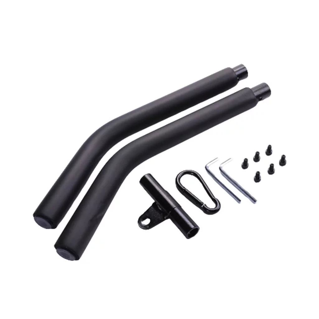 LAT Pulldown Bar Weight Machine Attachment Black for Bicep Body Training Barbell