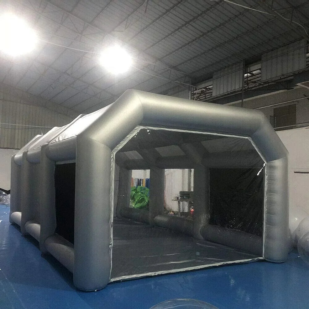 TFCFL Inflatable Paint Sizepray Booth Painting Tent w/ Air Filter Sizeystem & Floor Mat