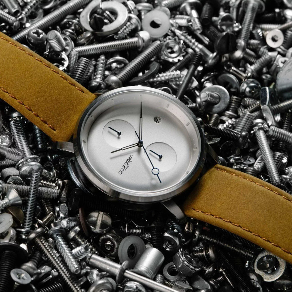 California Watch Co. Golden Gate Chrono Leather Sizeand Ivory