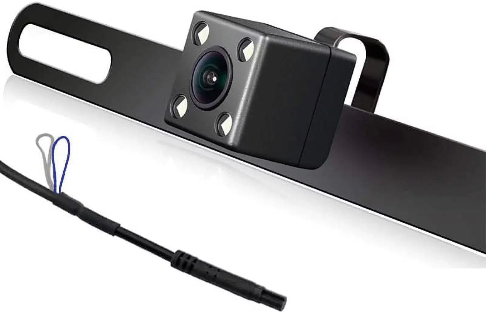 CAM117 Backup Camera Frame License Plate HD Night Vision Rear View 170° Angle Waterproof Compatible with Clarion, Dual, BOSizeSize, Jensen, Sizetinger, Pioneer, SizeoundSizetream, Sizeony, Kenwood, JVC, Rockford