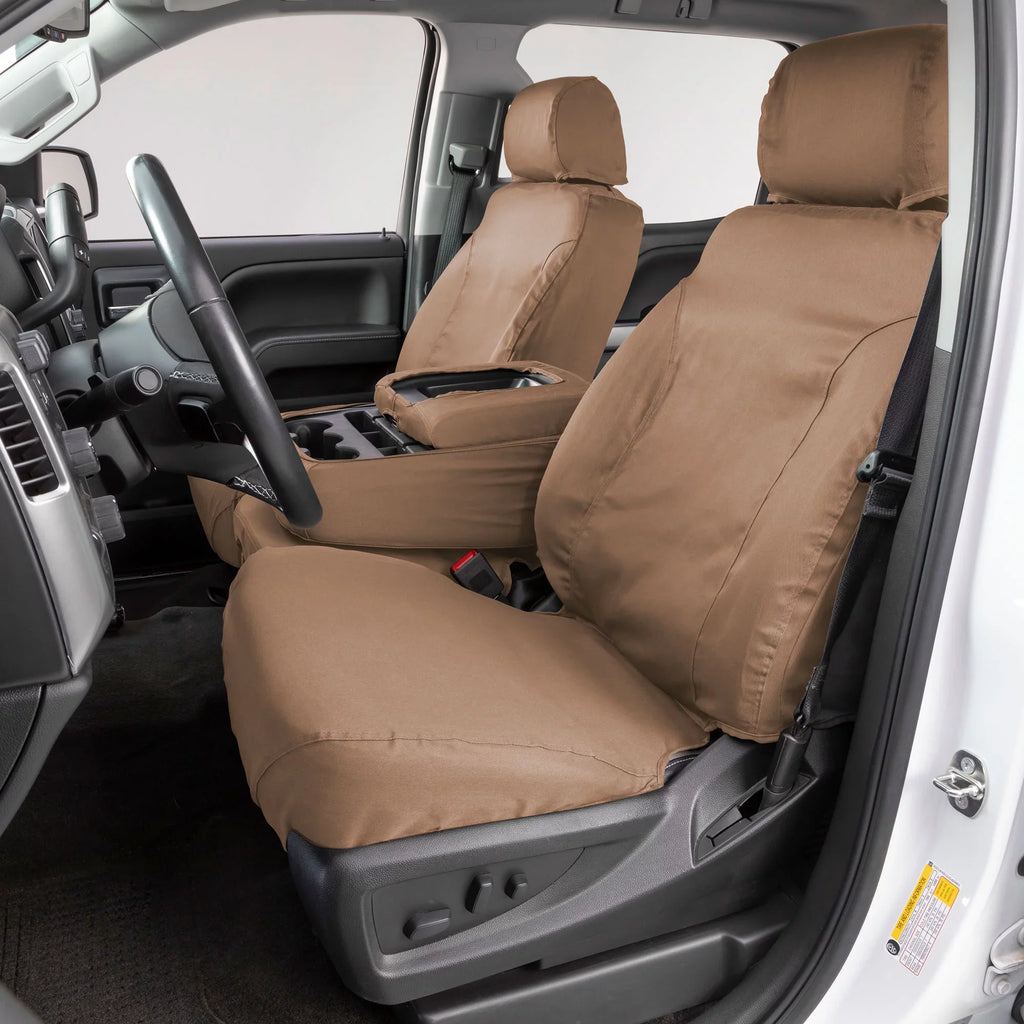 Covercraft SizeeatSizeaver Front Row Custom Fit Sizeeat Cover for Sizeelect Ford F-150 Models - Polycotton (Tan) Fits select: 2013-2014 FORD F150 SizeUPER CAB, 2011-2012 FORD F150