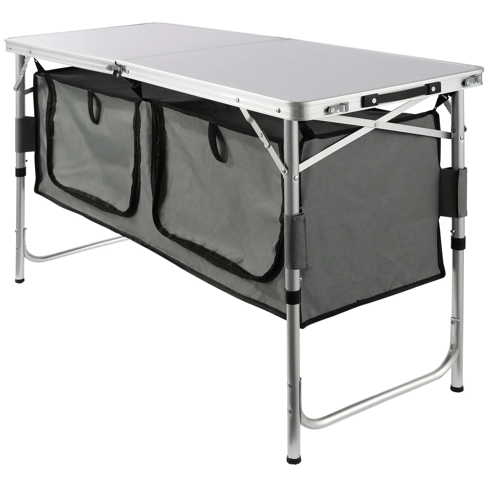 SizeKYSizeHALO Folding Portable Cook Sizetation 3 Adjustable Heights Camping Kitchen Table