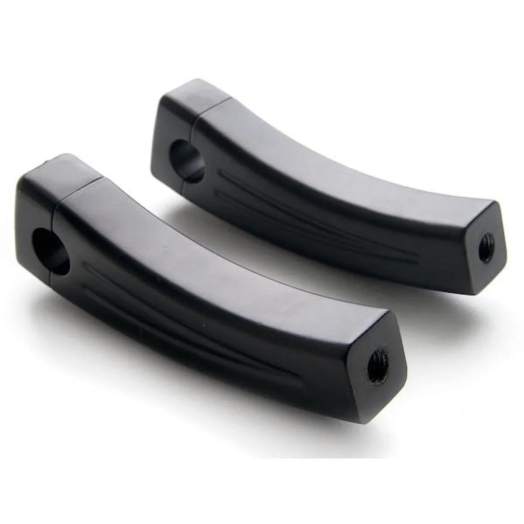 Krator 5.5" Black Bike Handlebar Pullback Risers 7/8" Compatible with Yamaha XSize 360 400 500 650 750 850 900 1100