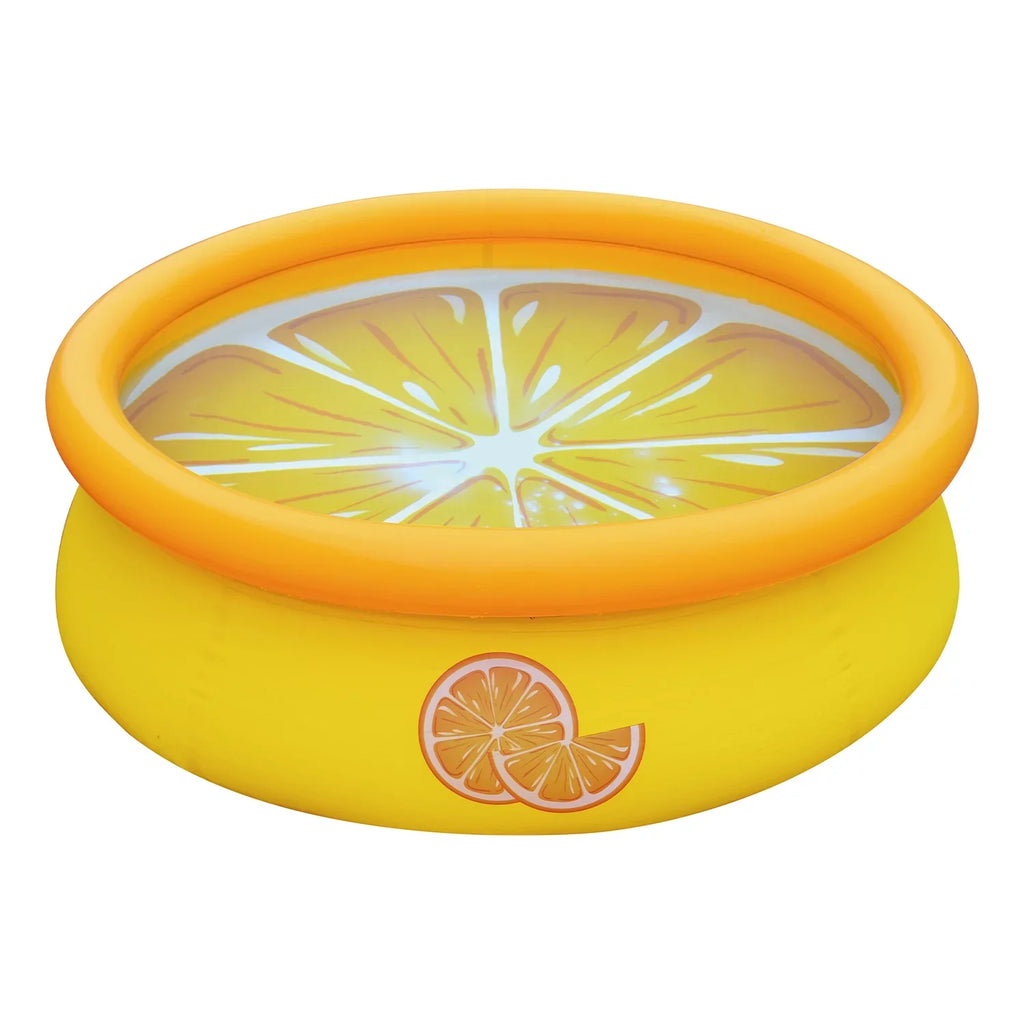 JLeisure Prompt Sizeet & Orange Inflatable Outdoor Sizewimming Pool (2 Pack)