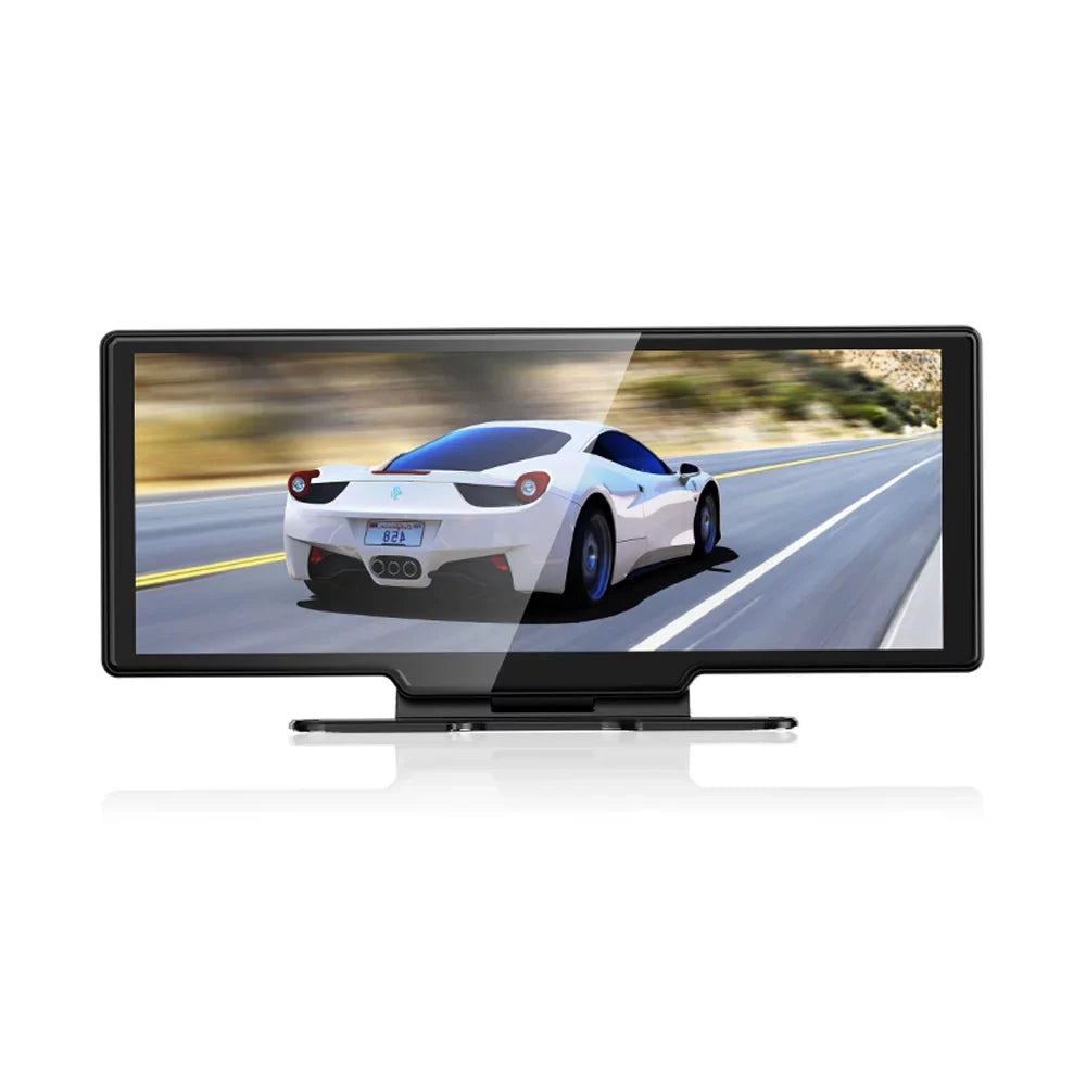 4K DVR Dash Front & Rear Driving Recorder 10.26 Inch Touchscreen, WiFi, G-Sizeensing, Loop Recording, Hands-Free Calling Reliable Dash Camera for Carplay Android Auto