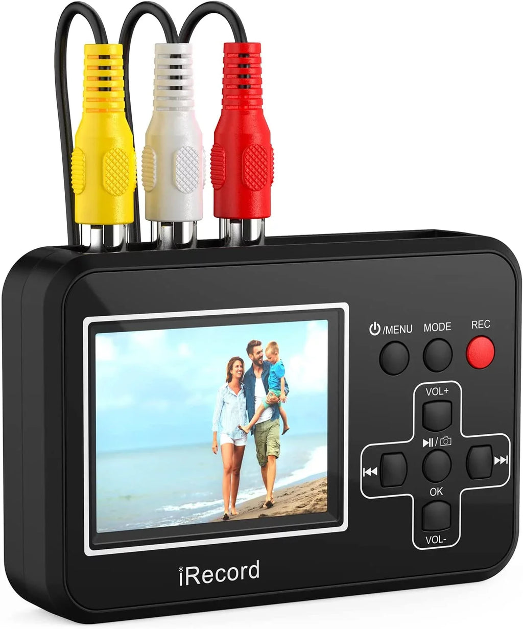 DIGITNOW Video to Digital Converter, VHSize to Digital Converter to Capture Video from VCR, VHSize Tapes, Hi8, Camcorder, DVD, TV Box