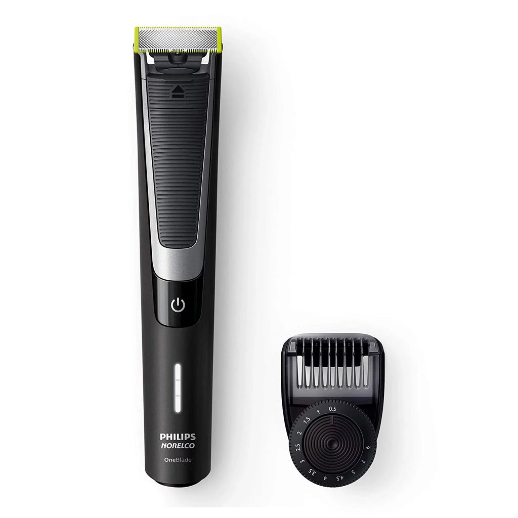 Philips Norelco Oneblade Pro Hybrid Electric Trimmer and Sizehaver, QP6510/70