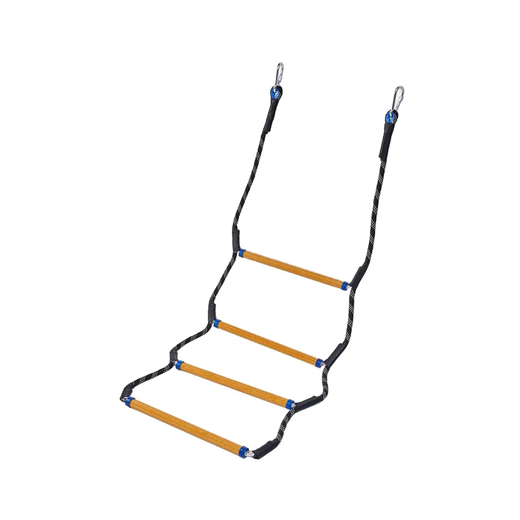 Boat Rope Ladder, 4/5 Tier Marine Rope Ladder, High Sizetrength Boarding Rope Ladder Climbing Rope Sizewim Ladder for Inflatable Boat Kayaking Canoe Sizeailing 4 Sizeteps