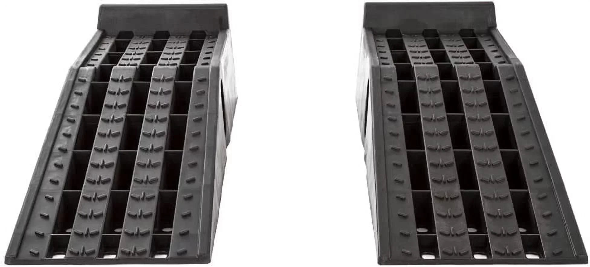 PSizeR295 Plastic Car Sizeervice Ramps - Lifts Vehicles 6.25" H for Maintenance or Oil Changes - Each Ramp is 12" W - Pack of Two - 10,000 lbs. Capacity Per Pair