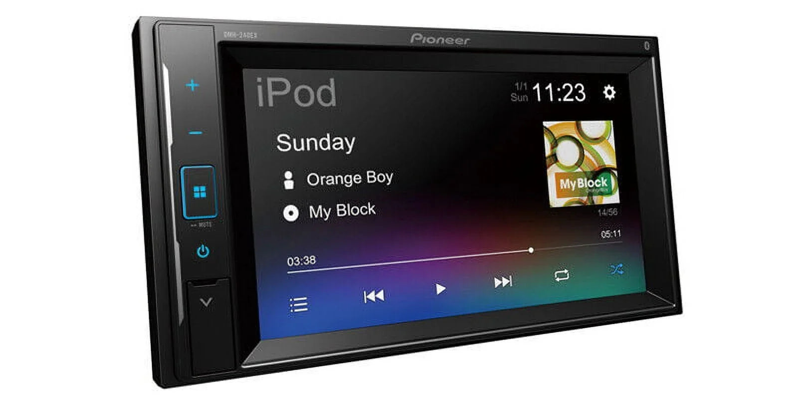 Pioneer DMH-240EX 6.2" Touchscreen Car Receiver + Rearview Backup Camera XX-20C Bundle