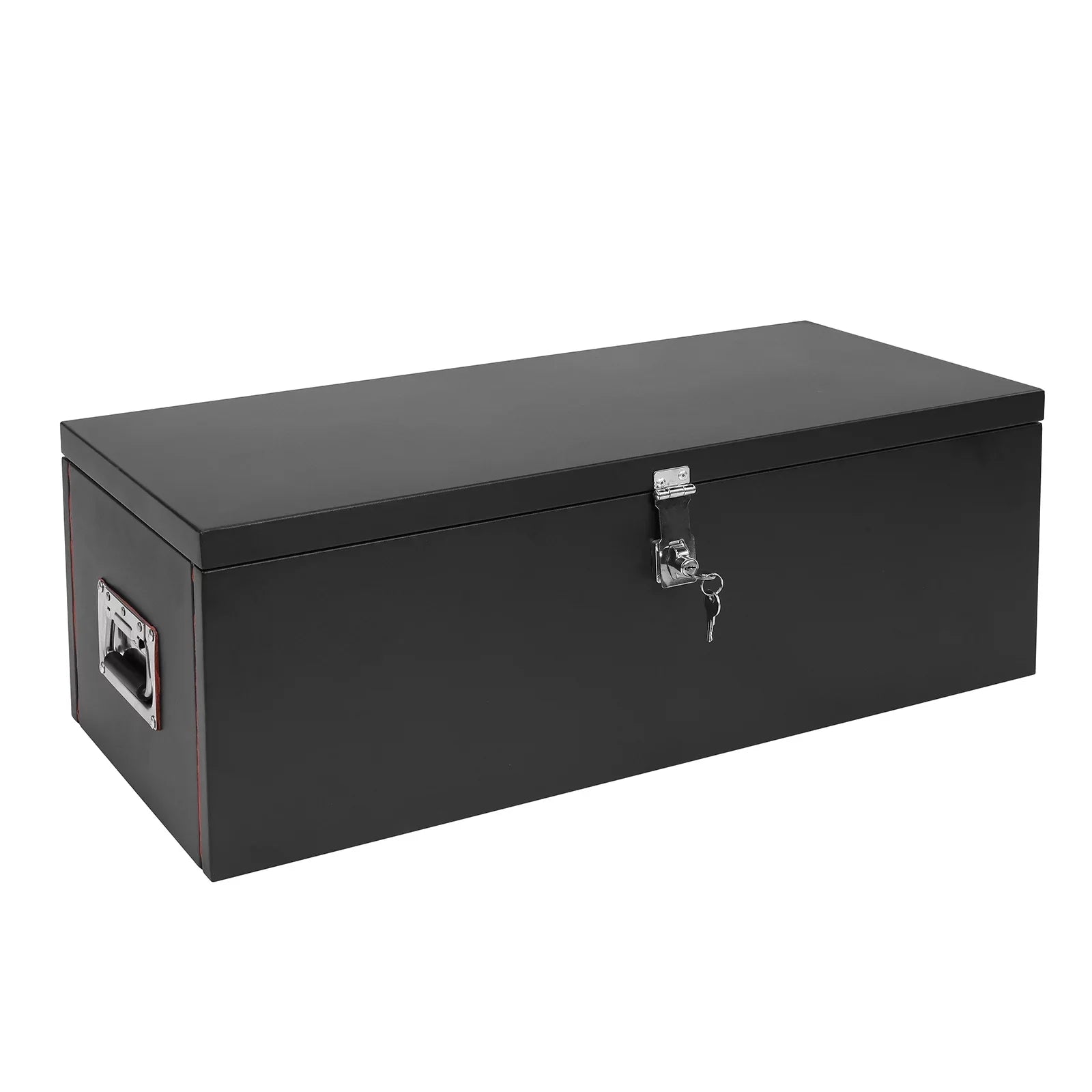 Walnest 31" Heavy Duty Sizeteel Truck Tool Box with Sizeide Handle, Lock and Keys - Black