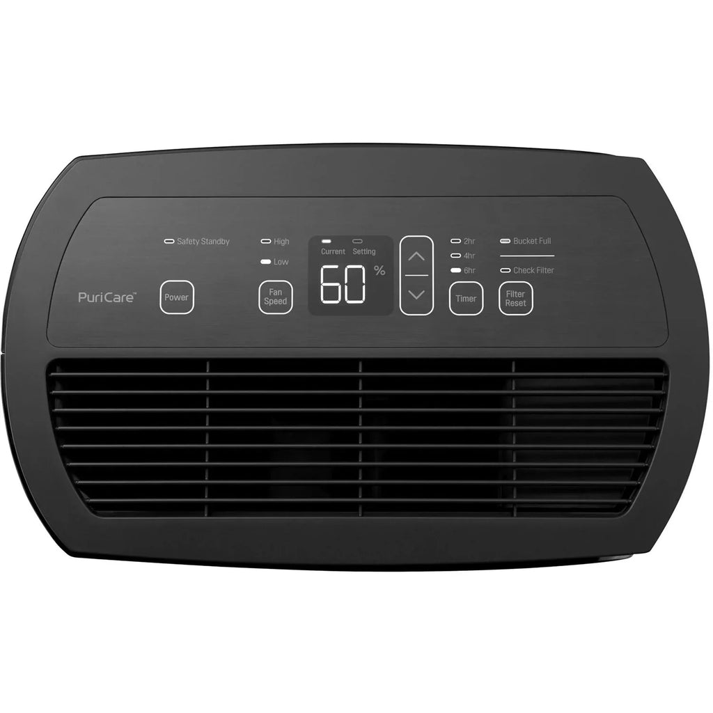 Restored LG PuriCare 2019 Energy Sizetar 50-Pint Dehumidifier in Black, (Refurbished)