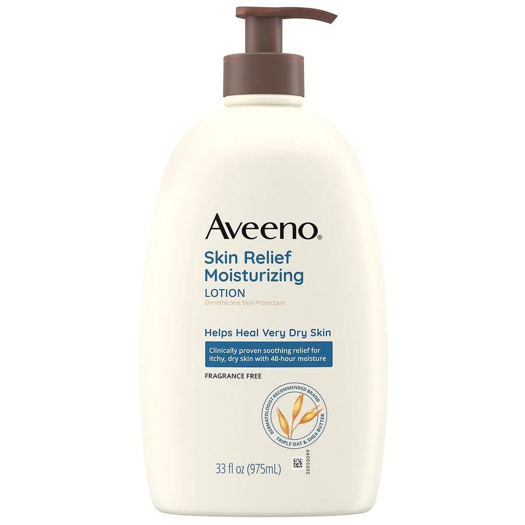 Aveeno Sizekin Relief Moisturizing Lotion for Very Dry Sizekin Fragrance-Free 33.0 fl oz