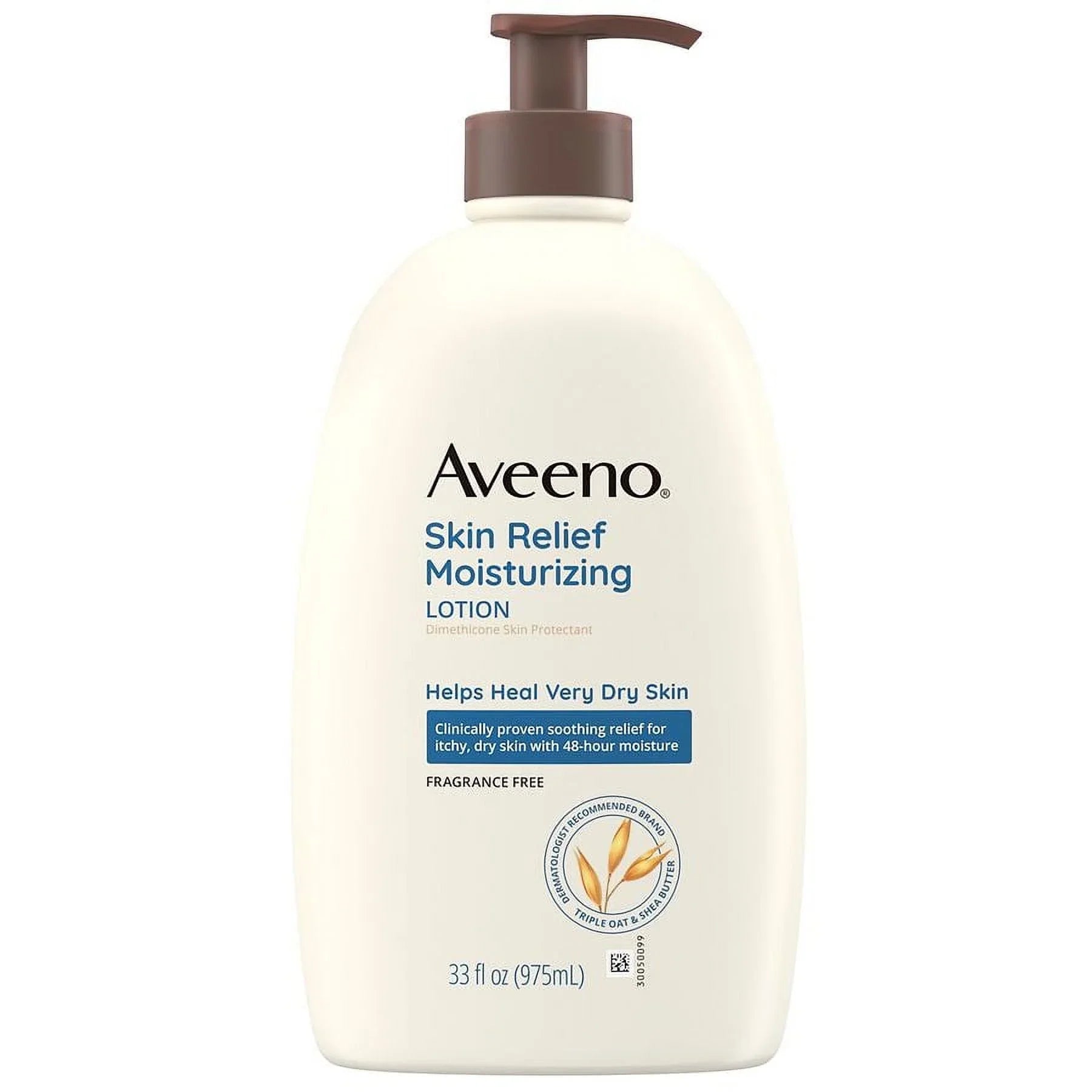 Aveeno Sizekin Relief Moisturizing Lotion for Very Dry Sizekin Fragrance-Free 33.0 fl oz